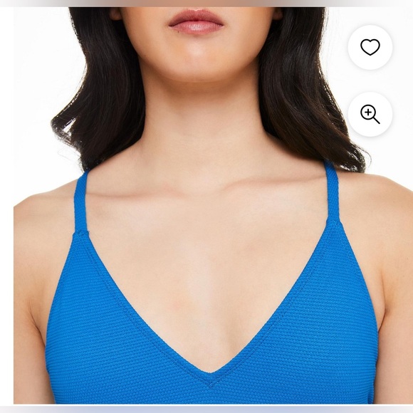 Time and Tru Women's V-Neckline 1-Piece Swimsuit - Size 12 - Picture 10 of 11